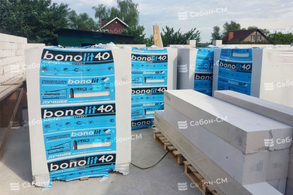 Газобетонные П-образные блоки Бонолит Дмитров 500х250х250, D500
